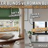 Roller Blinds vs Roman Blinds: Which Suits UK Homes Better?