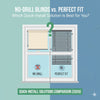 No-Drill Blinds vs. Perfect Fit: Which Quick-Install Solution is Best for You?