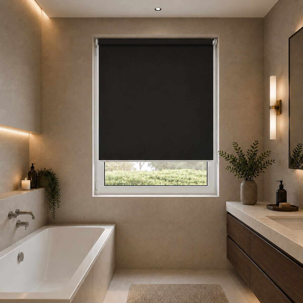 Origin Blackout Black Roller Blind