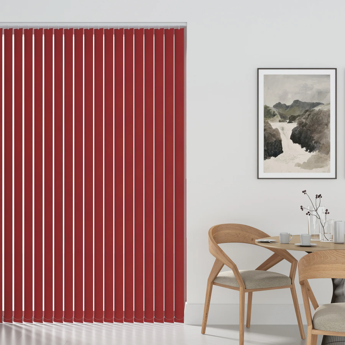 Cairo Red Vertical Blind