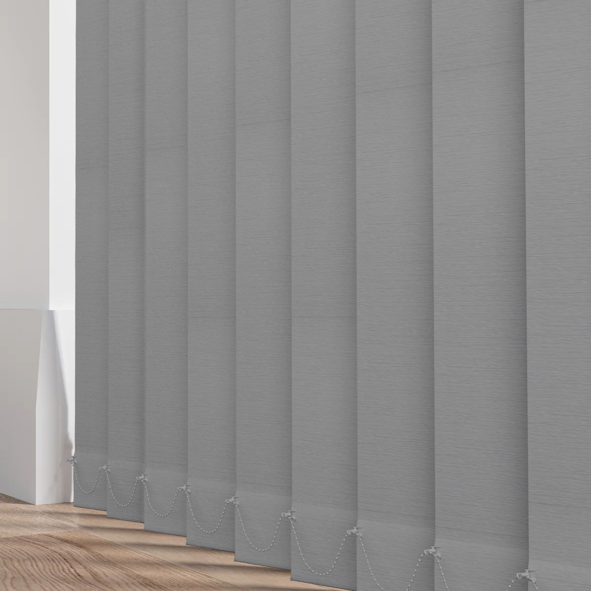 Plaza Steel - PVC Blackout Vertical Blind