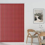 Cairo Blackout Red Vertical Blind