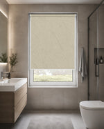 Fiesta Cream - PVC Blackout Waterproof Roller Blind