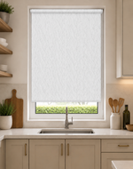 Gravity White - PVC Blackout Waterproof Roller Blind