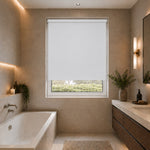 Corsica White Roller Blind
