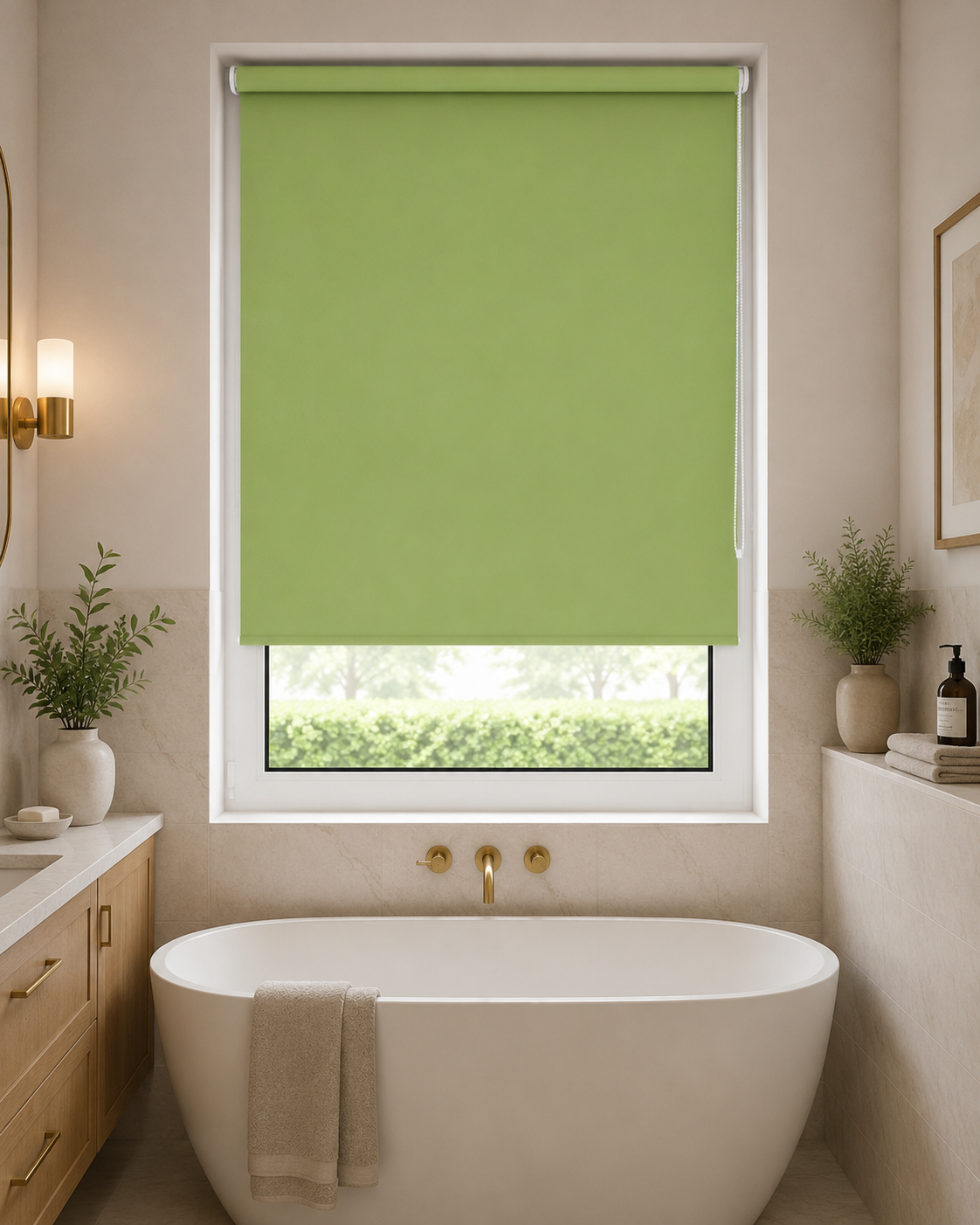 Unilux Lime - PVC Blackout Waterproof Roller Blind