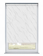 Fiesta White - PVC Blackout Waterproof Roller Blind