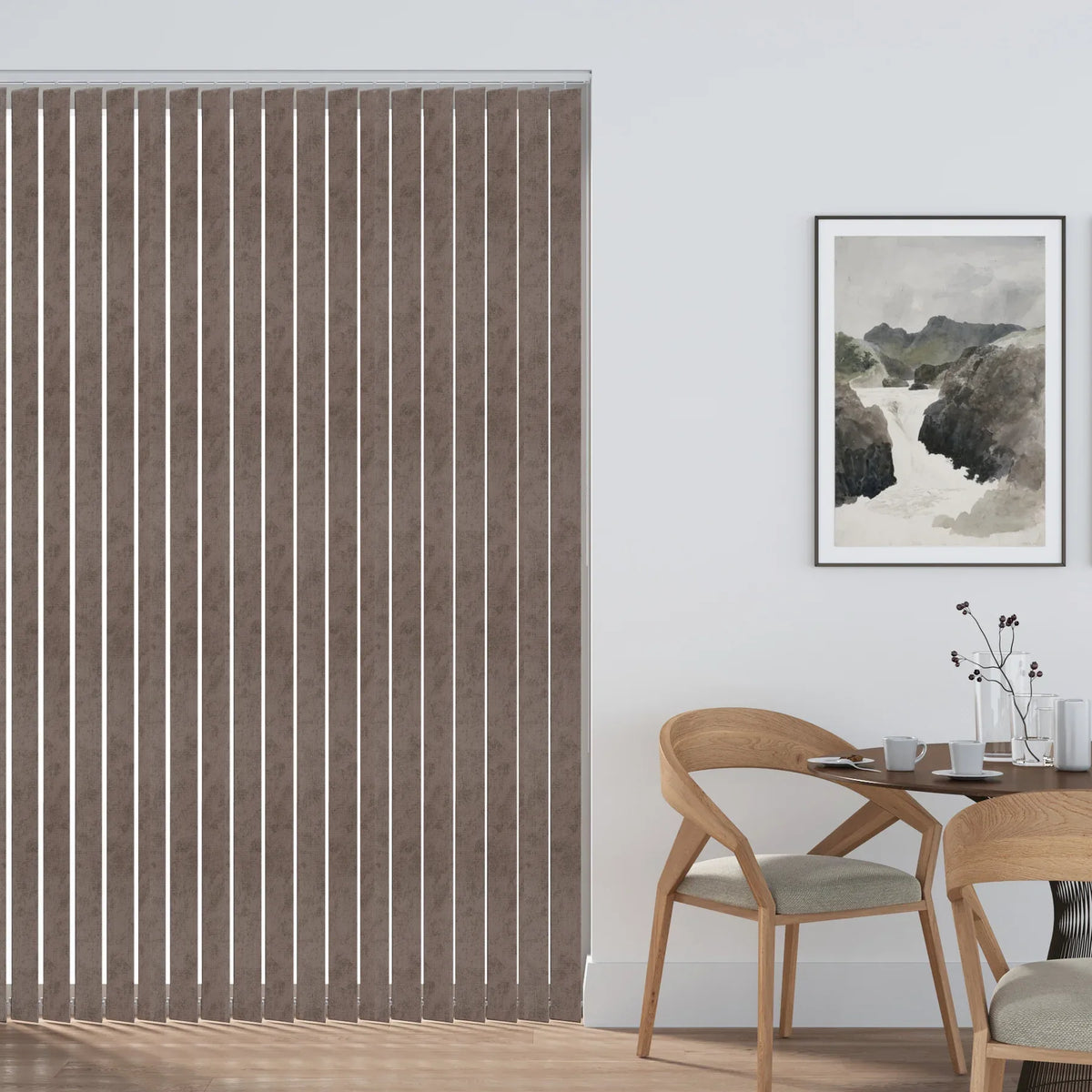 Aquamar Cappuccino Vertical Blind Slat