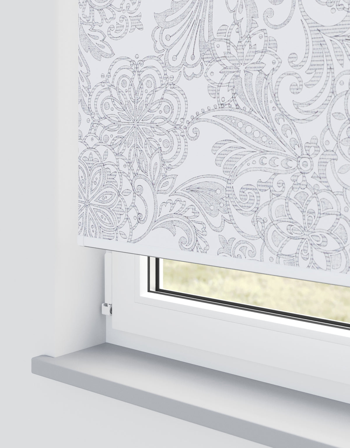 Anastasia Blackout Smoke Roller Blind