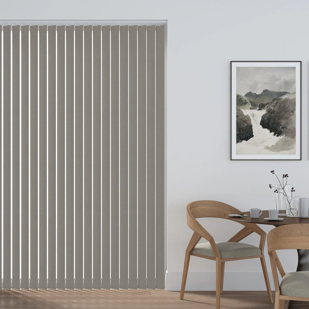 Atlantex Grey Vertical Blind