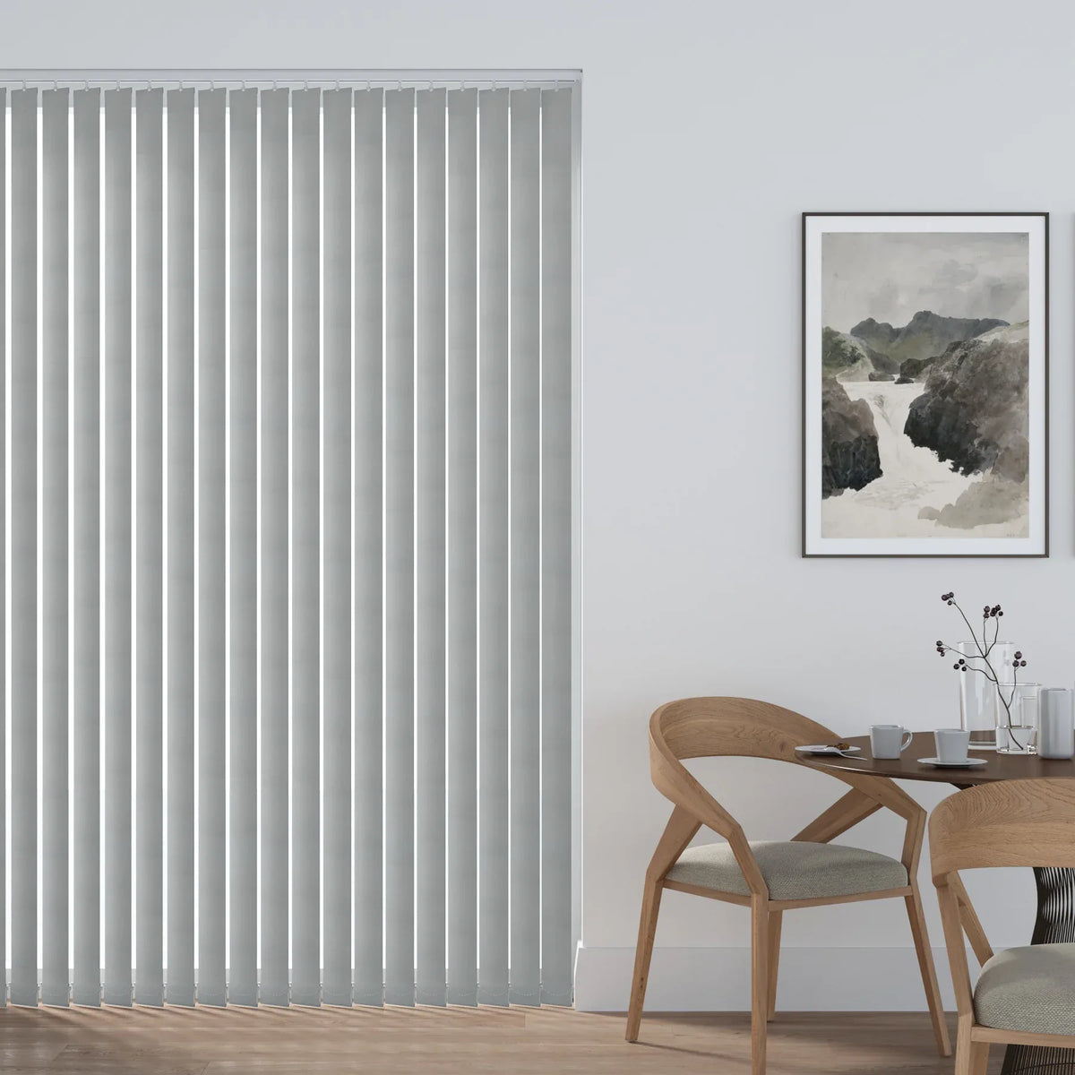 Atlantex Silver Vertical Blind