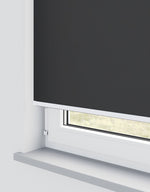 Banlight Duo Fr Black Electrical Roller Blind