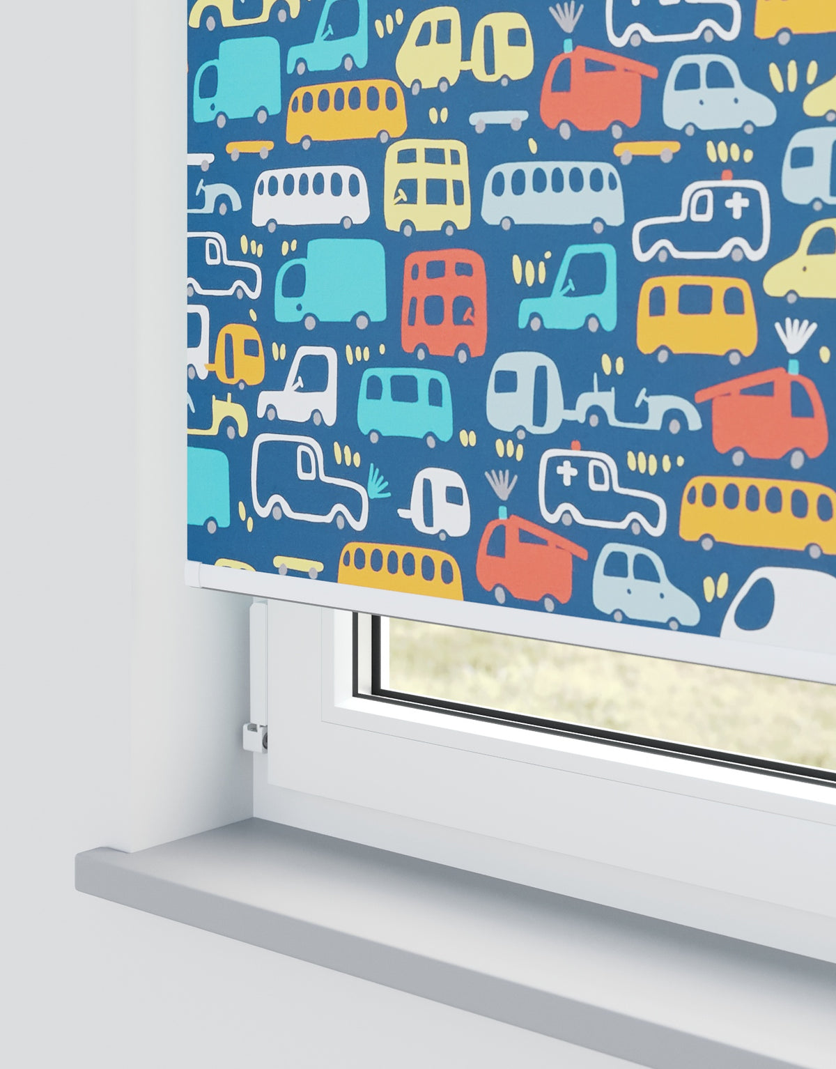 Bizzie Navy Roller Blind