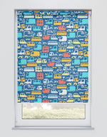 Bizzie Navy Electrical Roller Blind