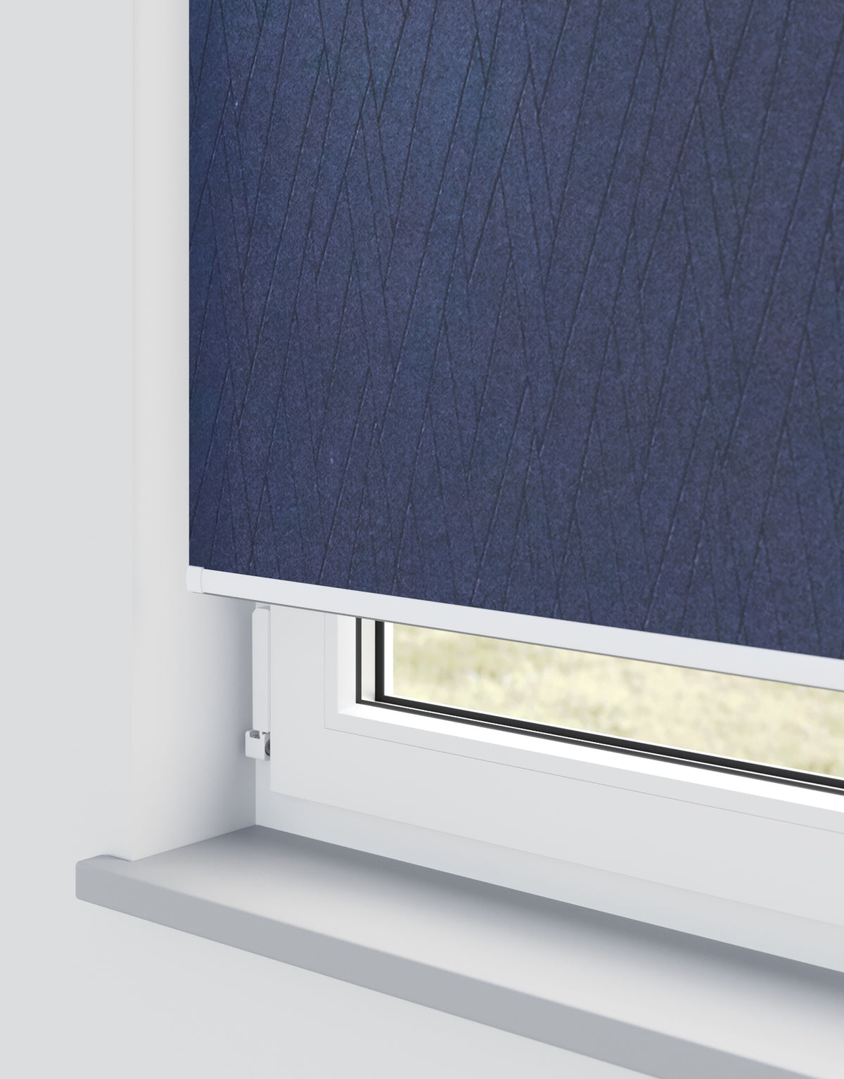 Cubik Navy Roller Blind