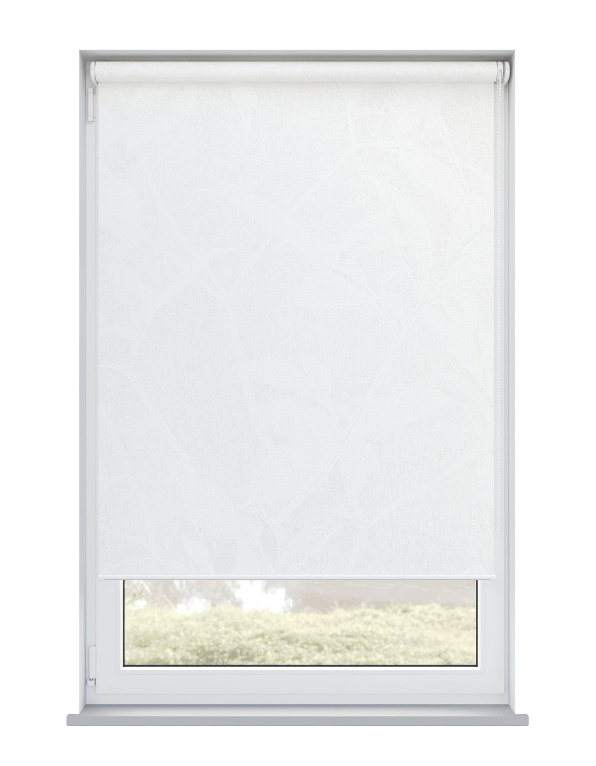 Elora White Roller Blind