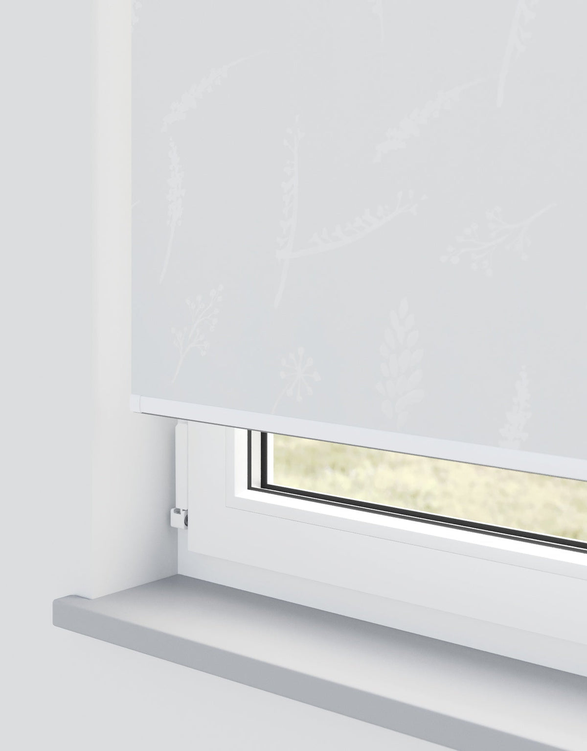 Lacie Grey Electrical Roller Blind