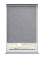 Linenweave Blackout Charcoal Electrical Roller Blind