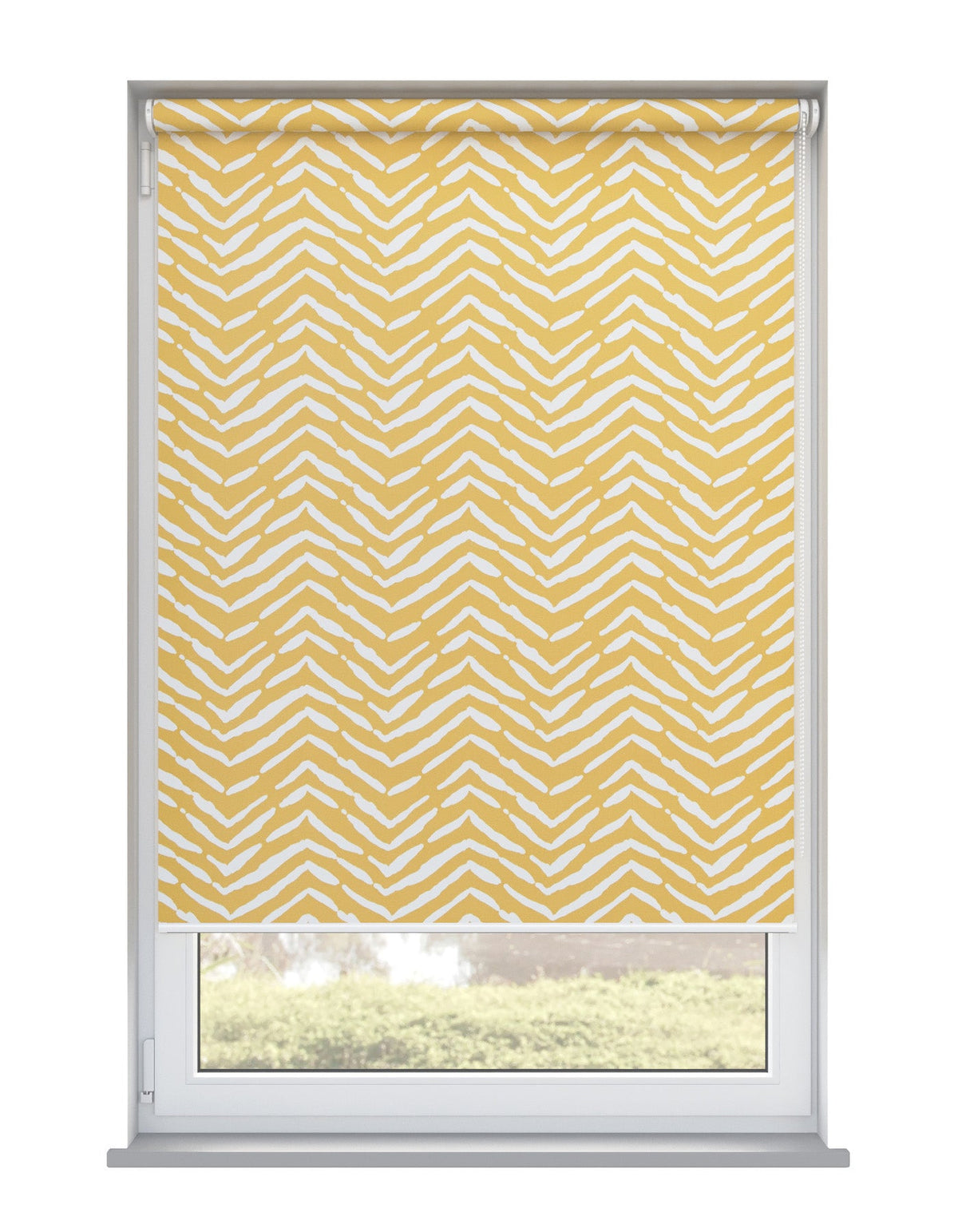 Makira Mustard Electrical Roller Blind