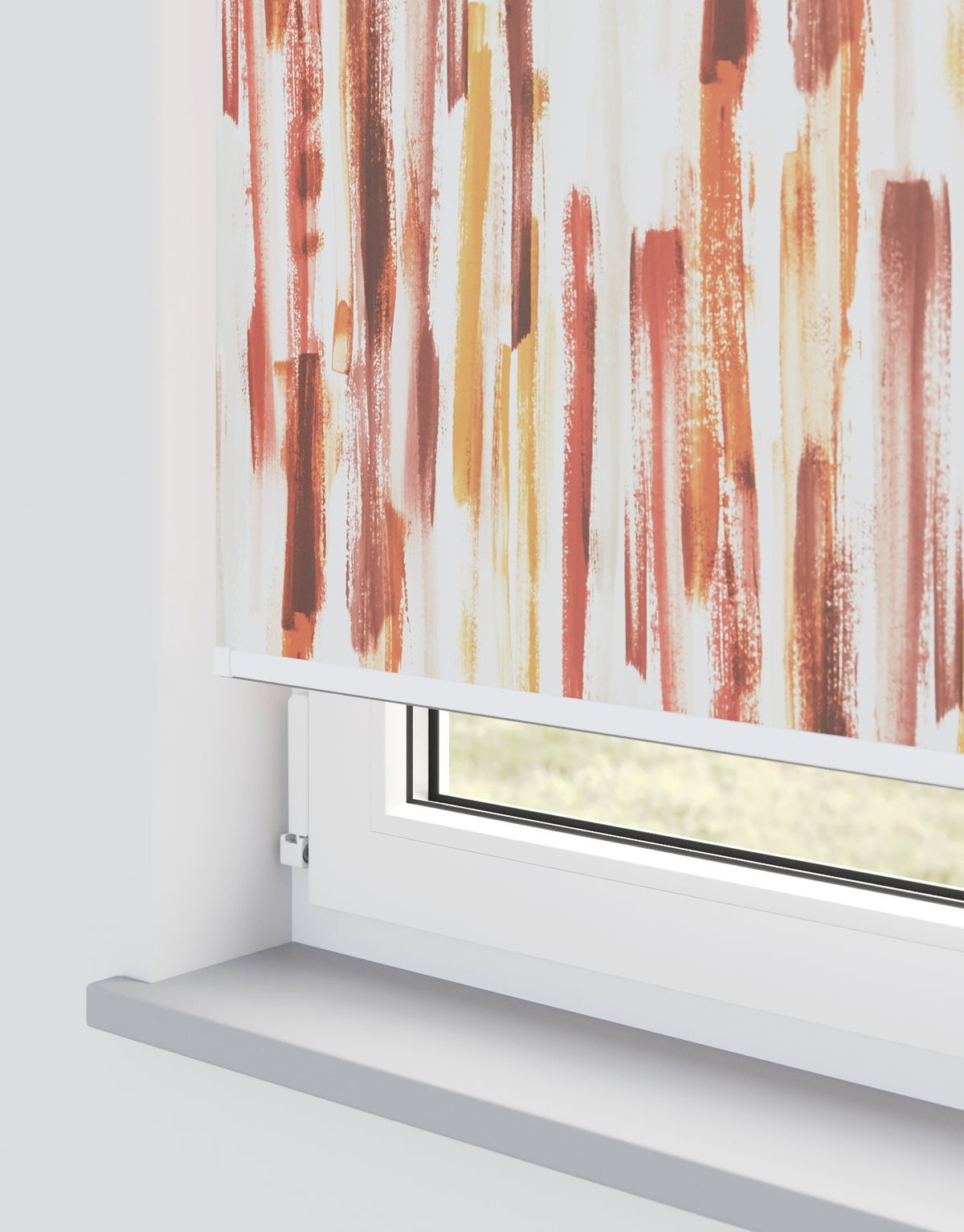 Marcia Blackout Amber Roller Blind