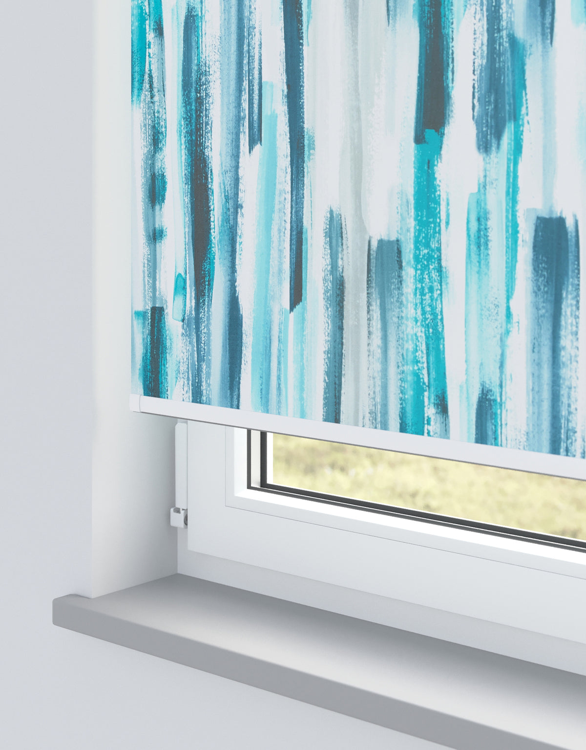 Marcia Teal Roller Blind