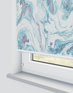 Misty Petrol Electrical Roller Blind
