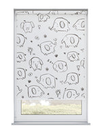 Nellie Grey Electrical Roller Blind