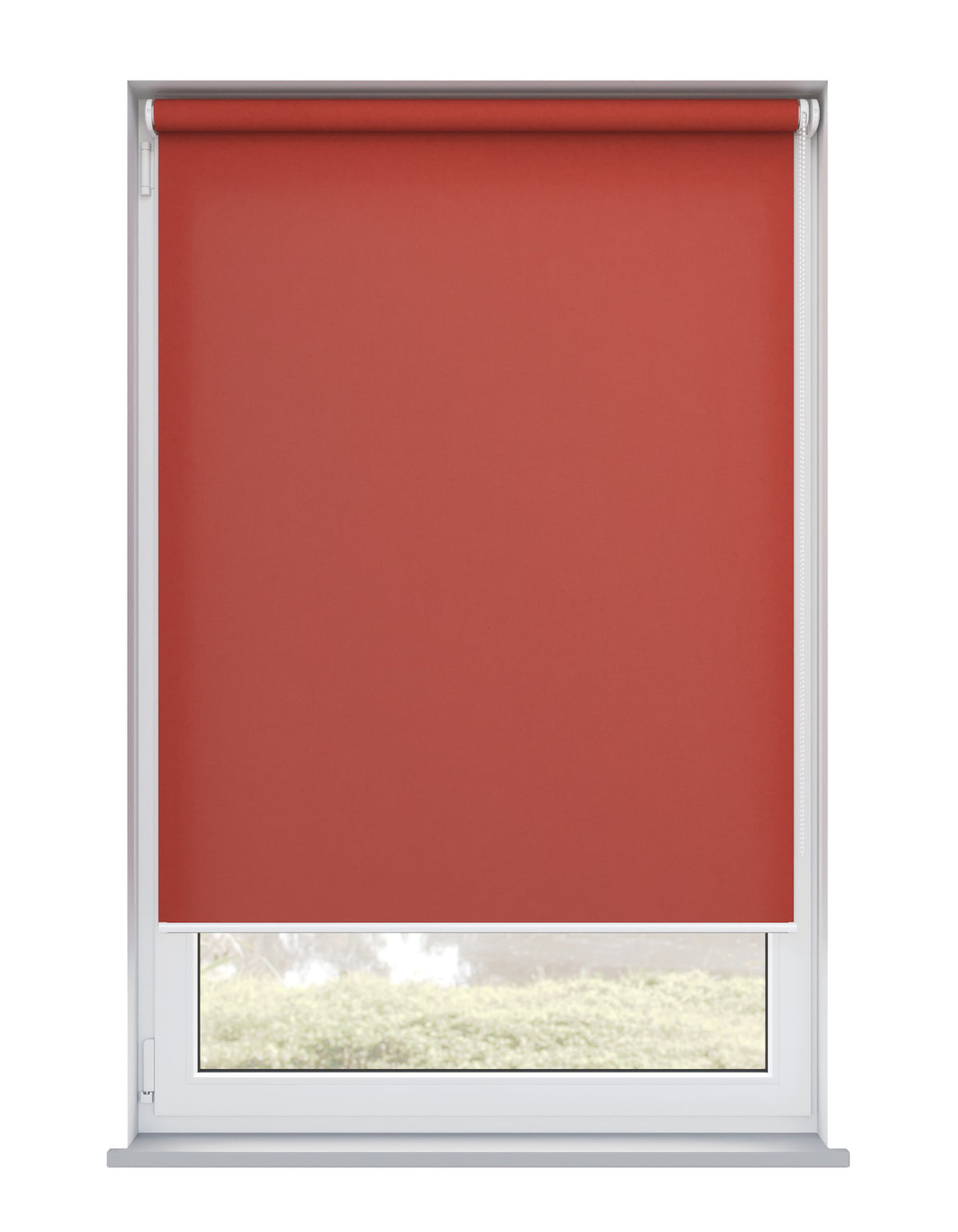 Polaris Burnt Orange Roller Blind