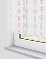 Romain Crimson Roller Blind