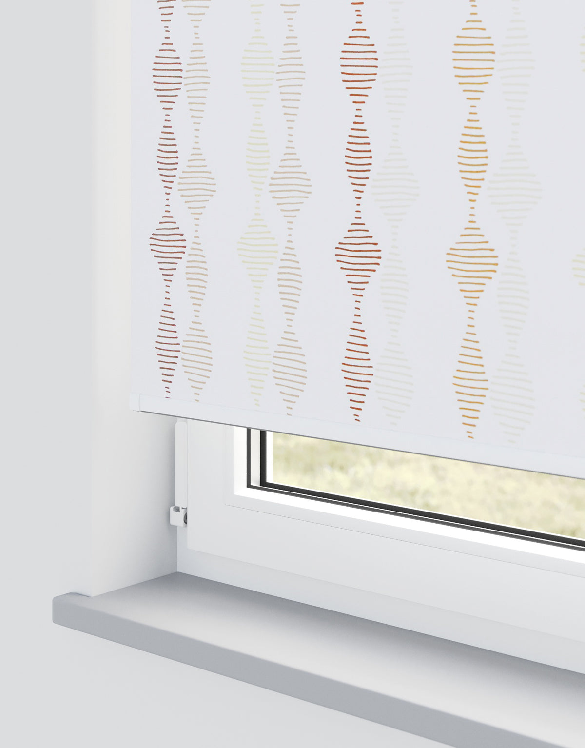 Romain Hazelnut Roller Blind