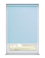 Rowan Blue Electrical Roller Blind