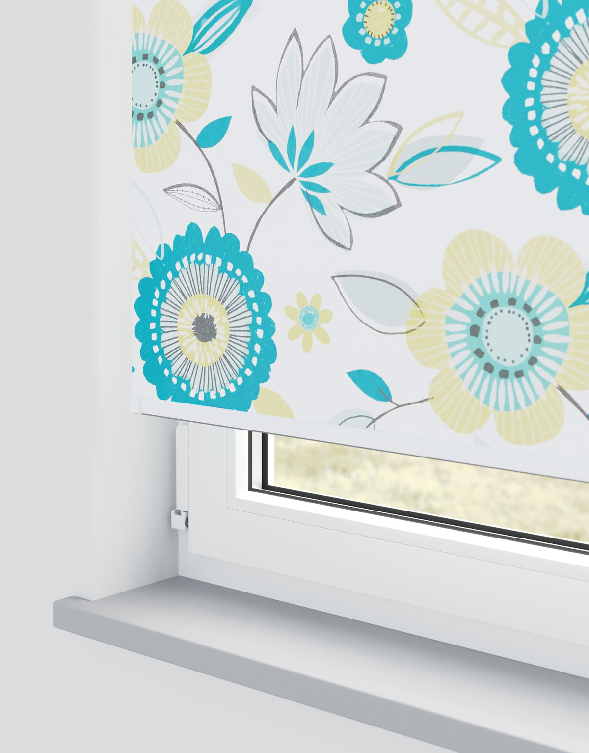 Valentina Teal Roller Blind