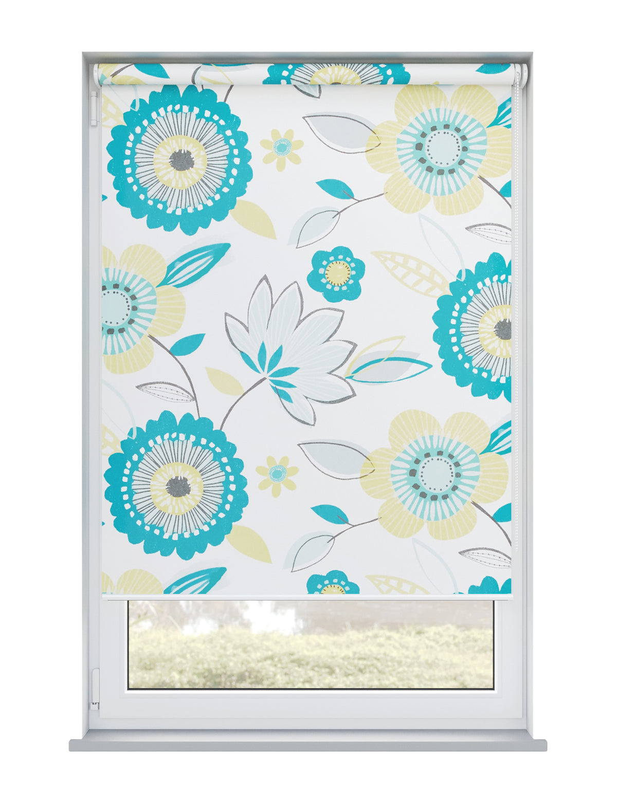 Valentina Teal Roller Blind