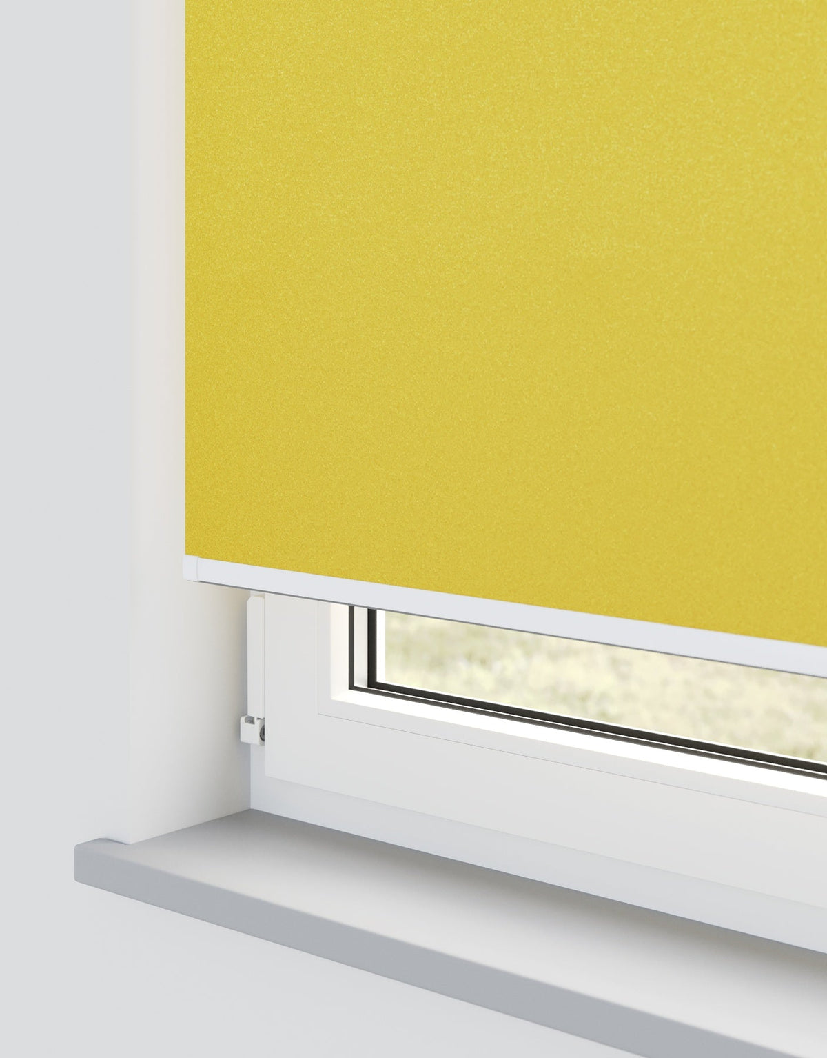 Zahra Mustard Electrical Roller Blind