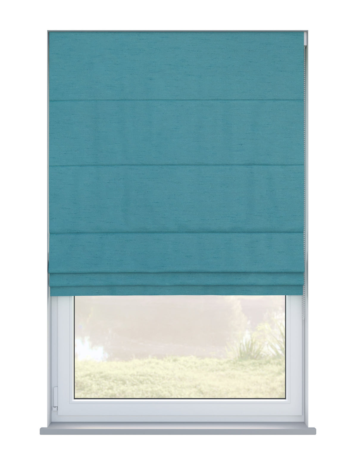 Arena Ambience Peacock Roman Blind