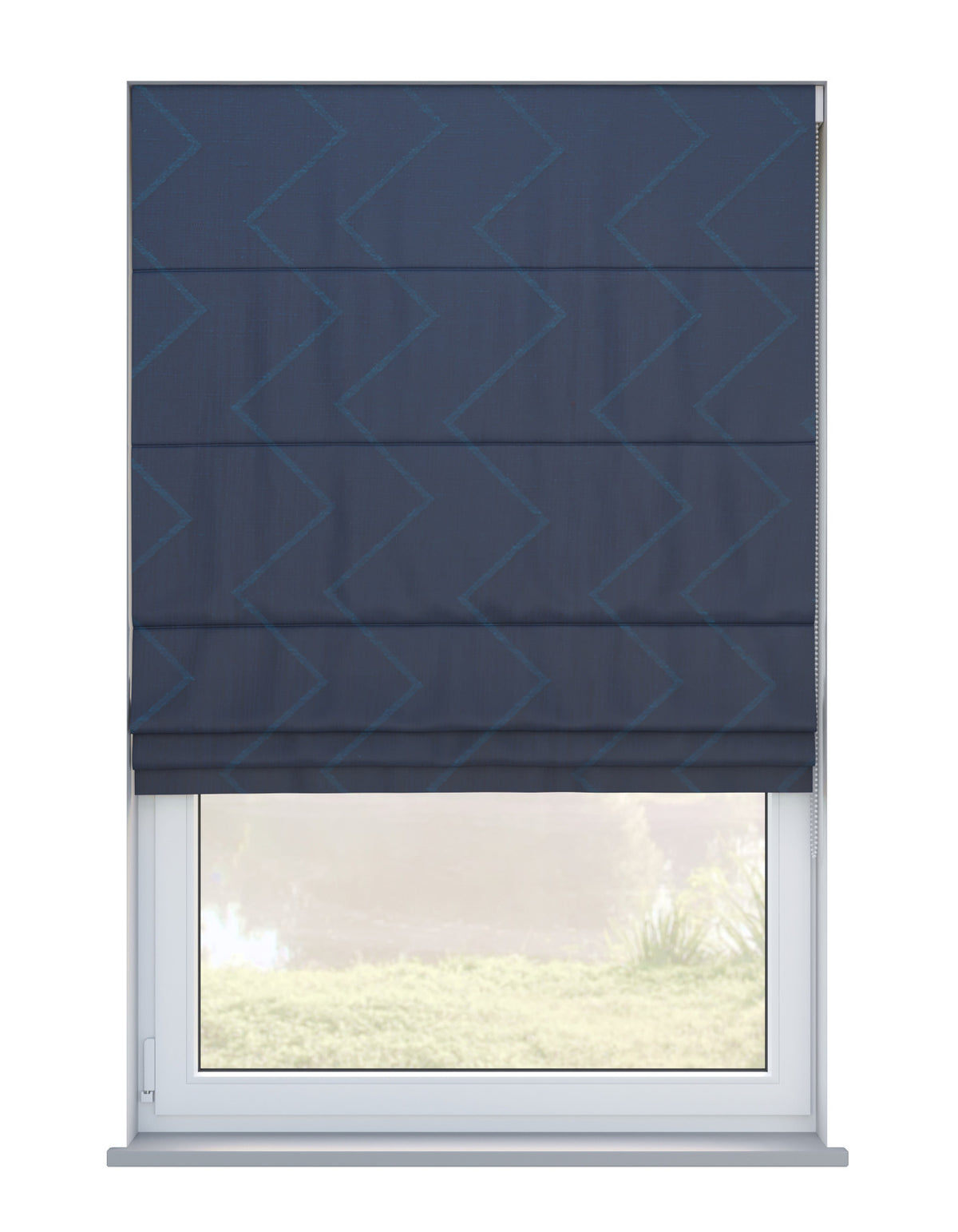 Arena Chevro Lapis Roman Blind