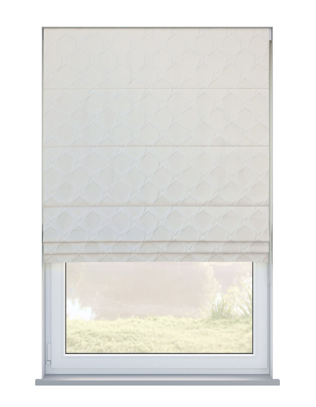 Arena Glaze Pearl Roman Blind