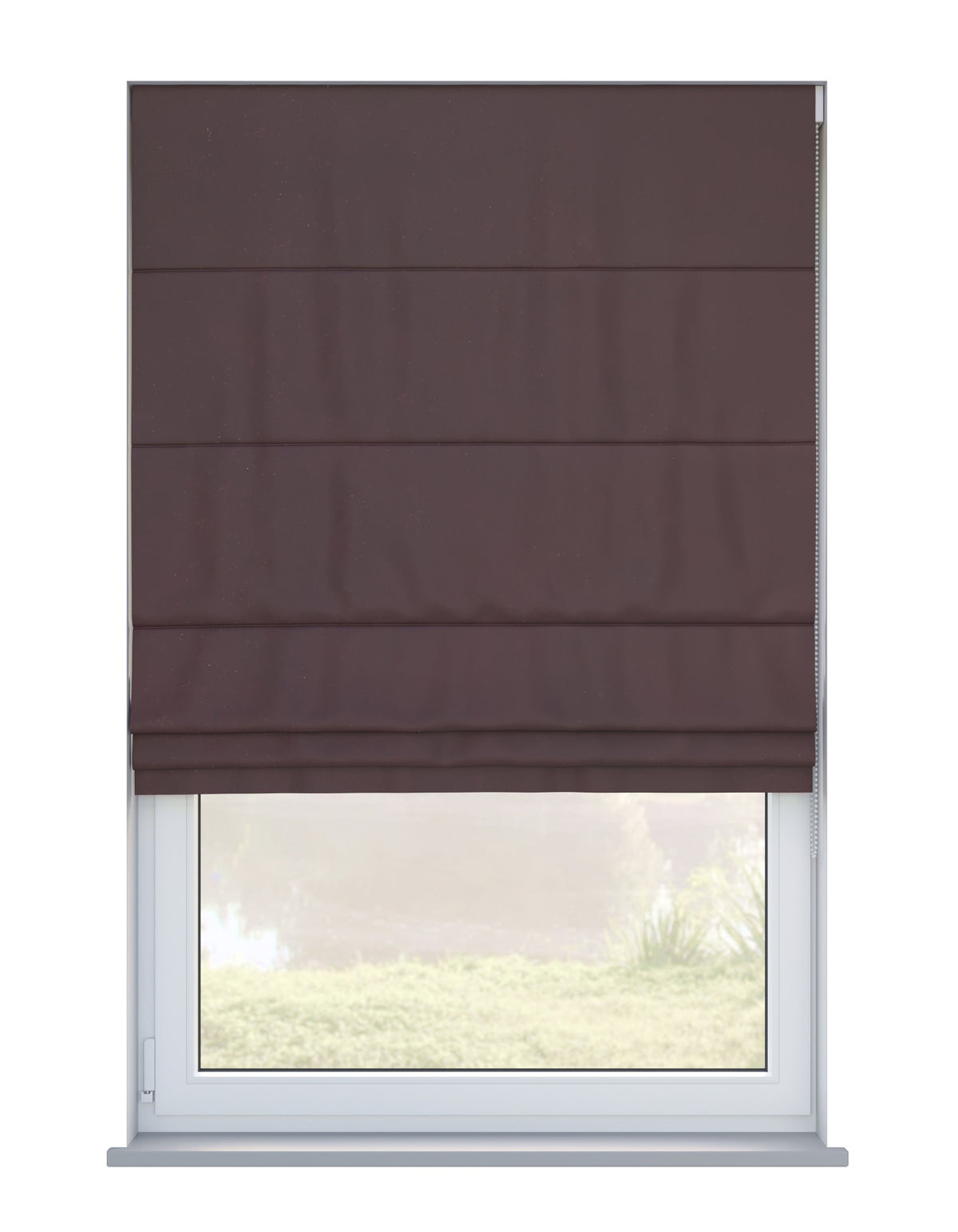 Arena Hampton Maroon Roman Blind