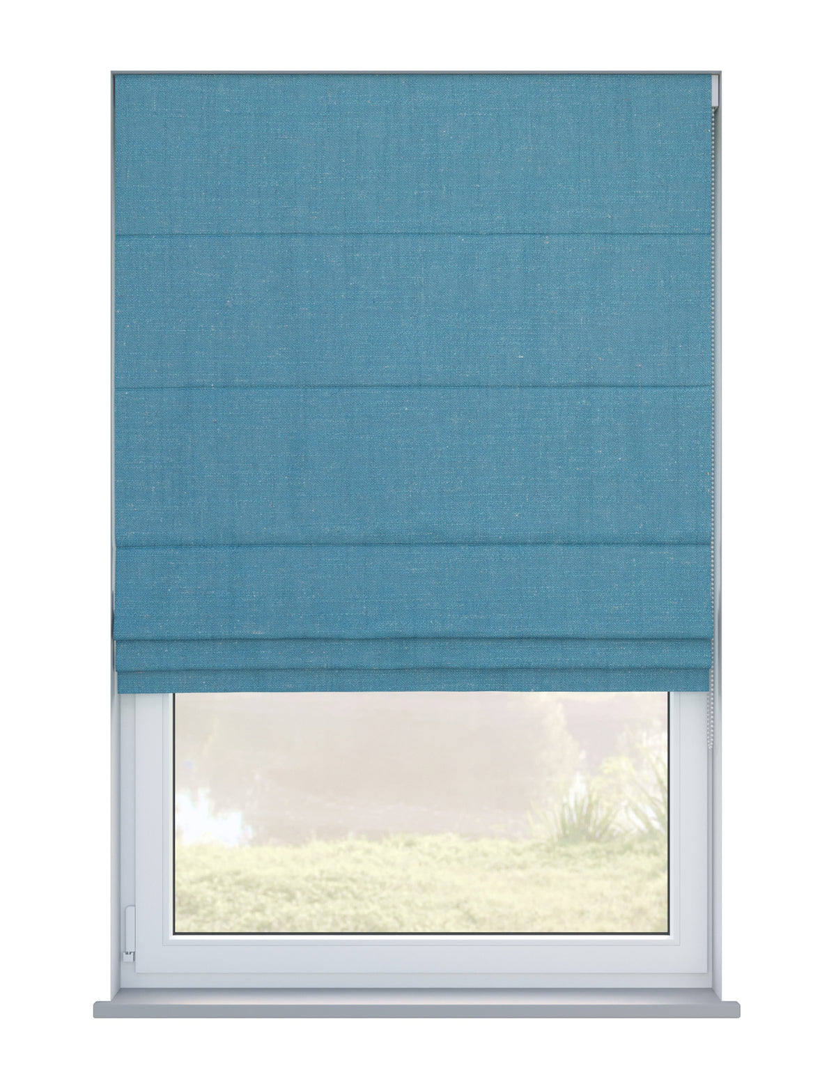 Arena Linaria Teal Roman Blind