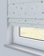 Arena Little Star Silver Roman Blind