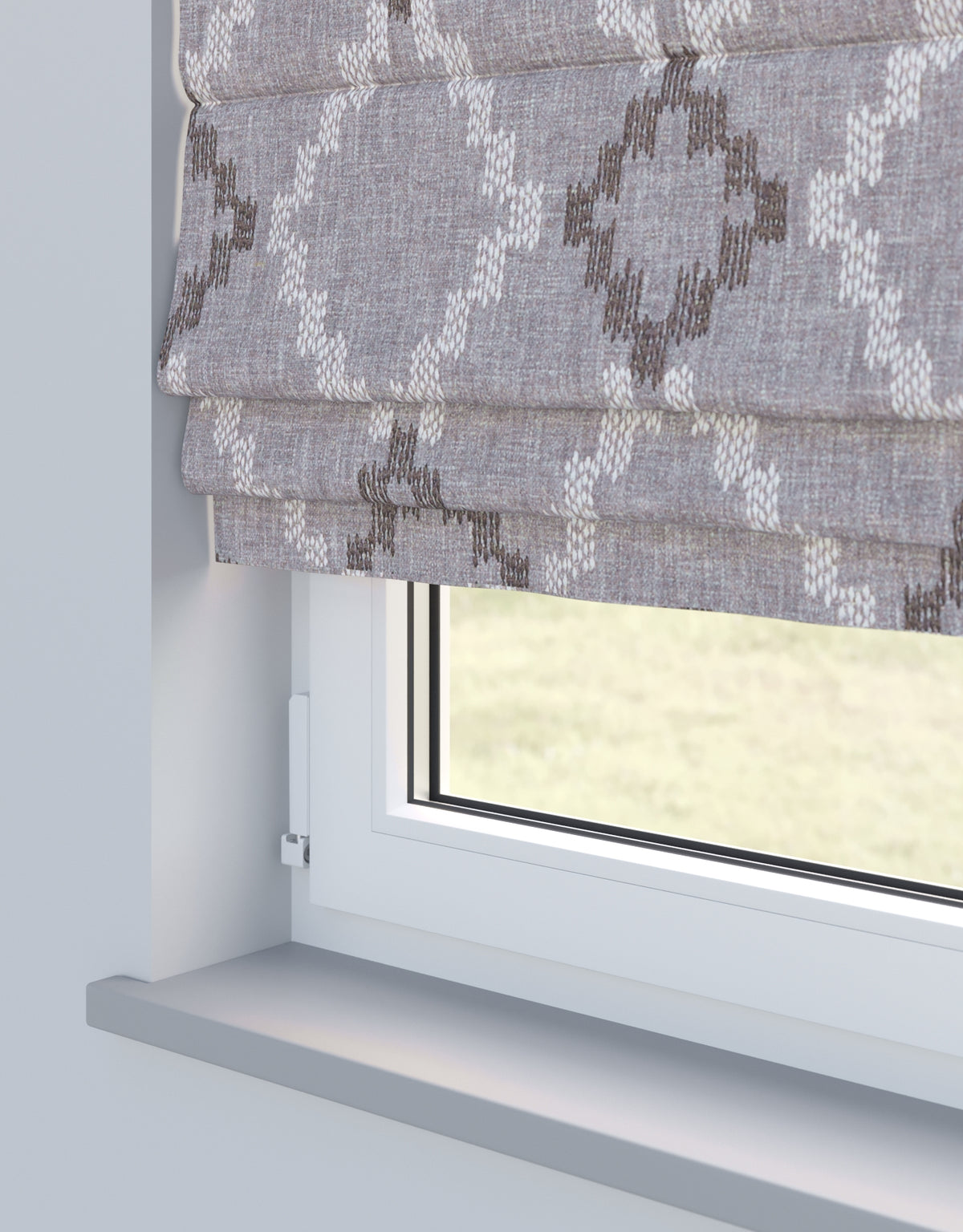 Arena Machu Slate Roman Blind