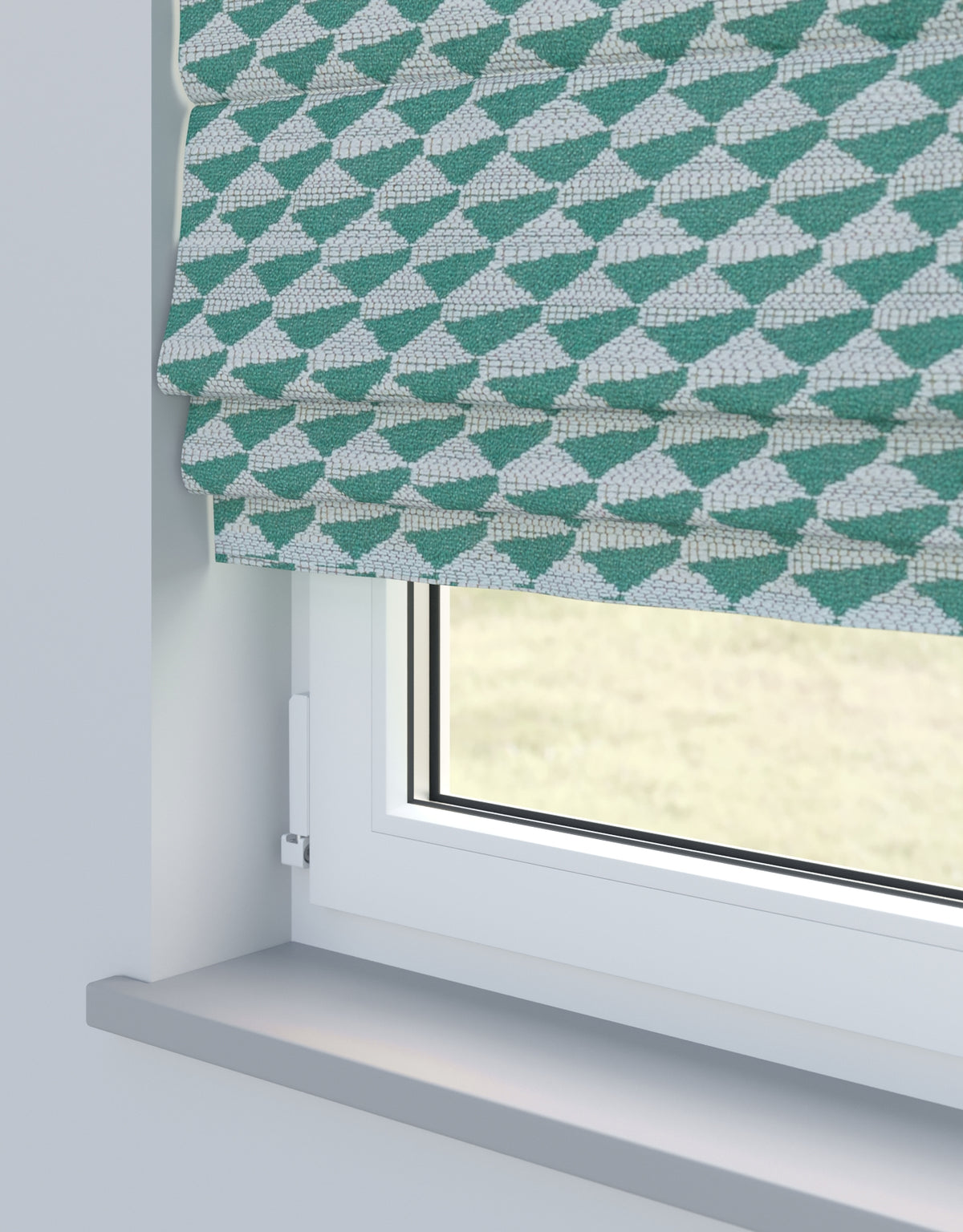 Arena Mode Pine Roman Blind