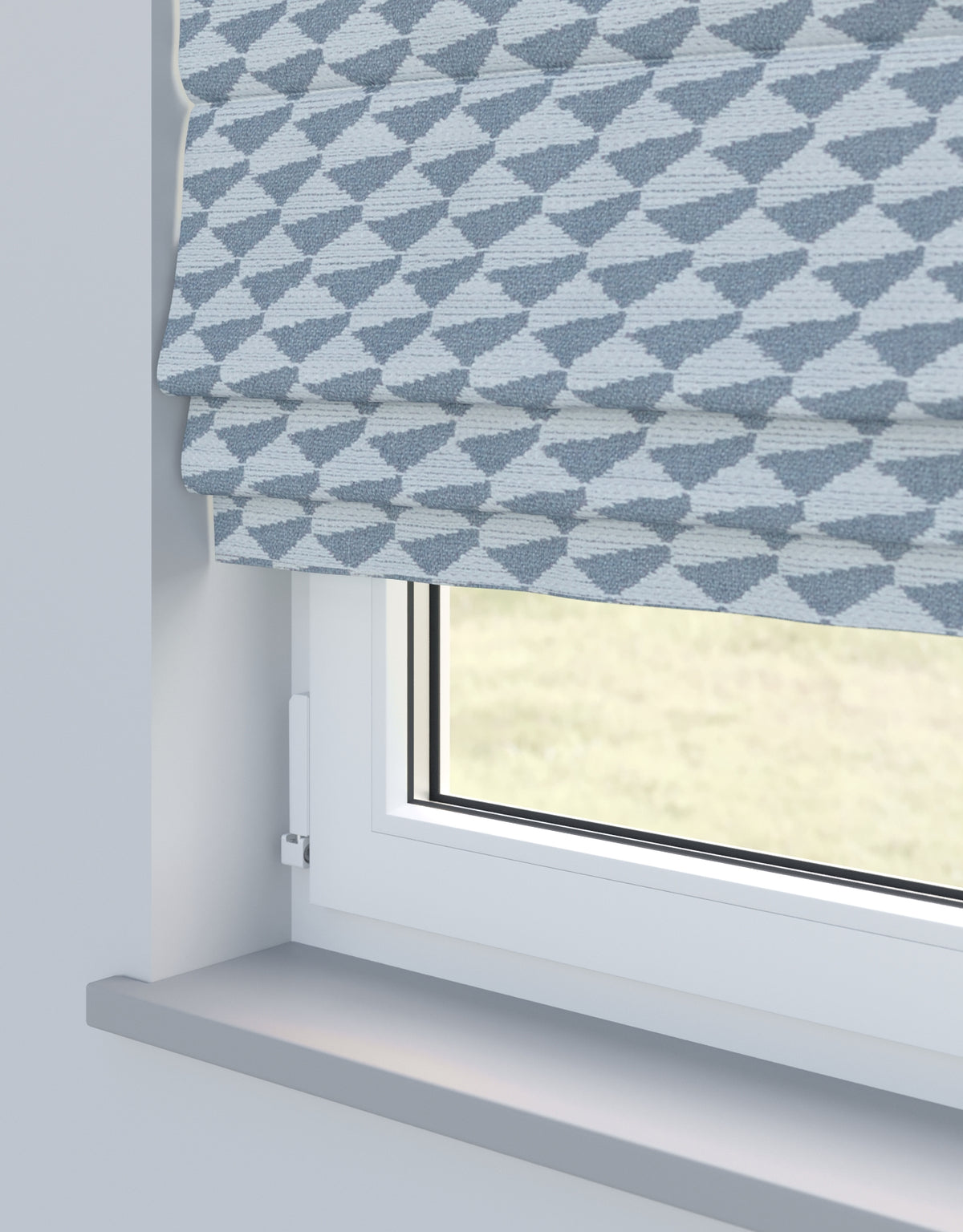 Arena Mode Silver Roman Blind