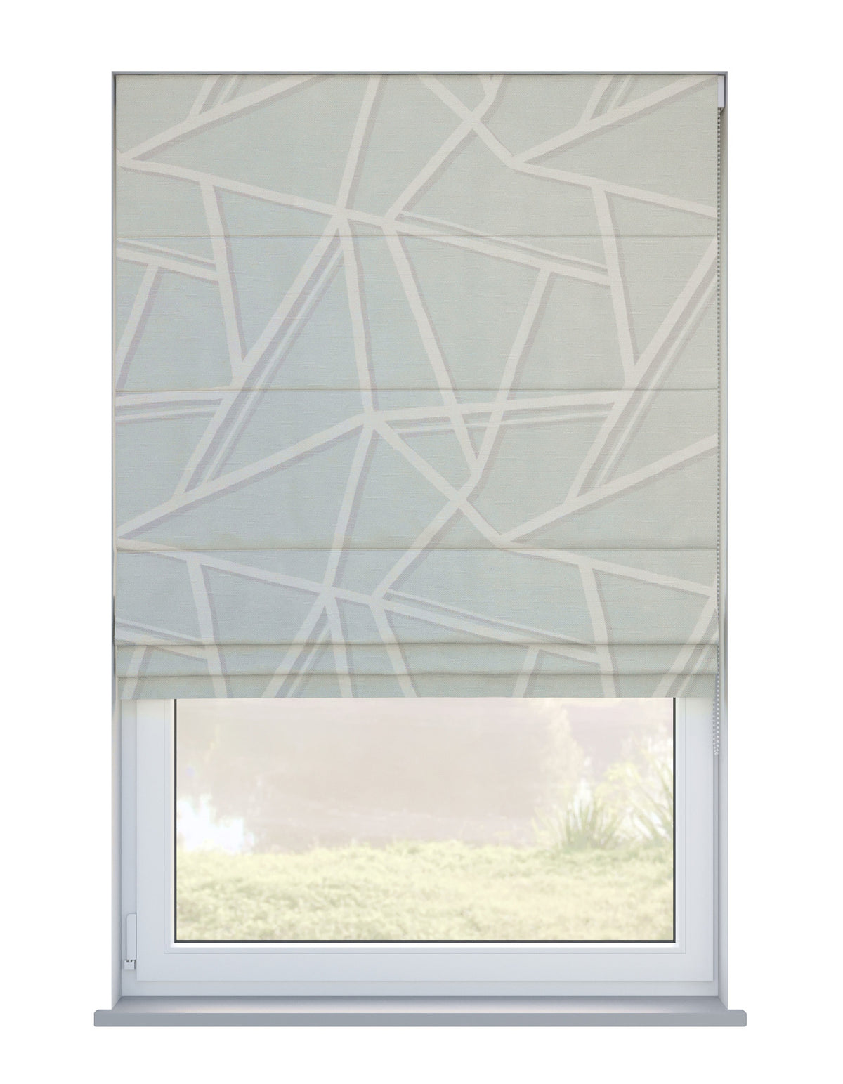 Arena Perspective Silver Roman Blind