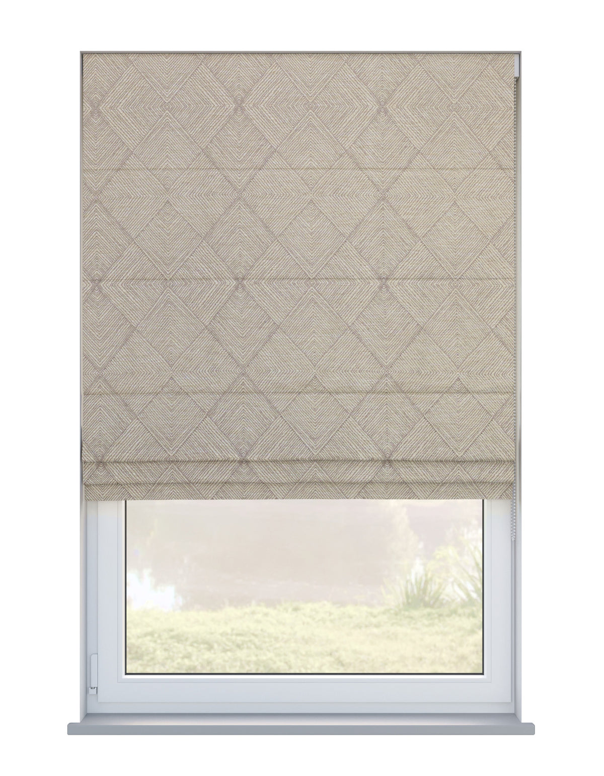 Arena Silva Pewter Roman Blind