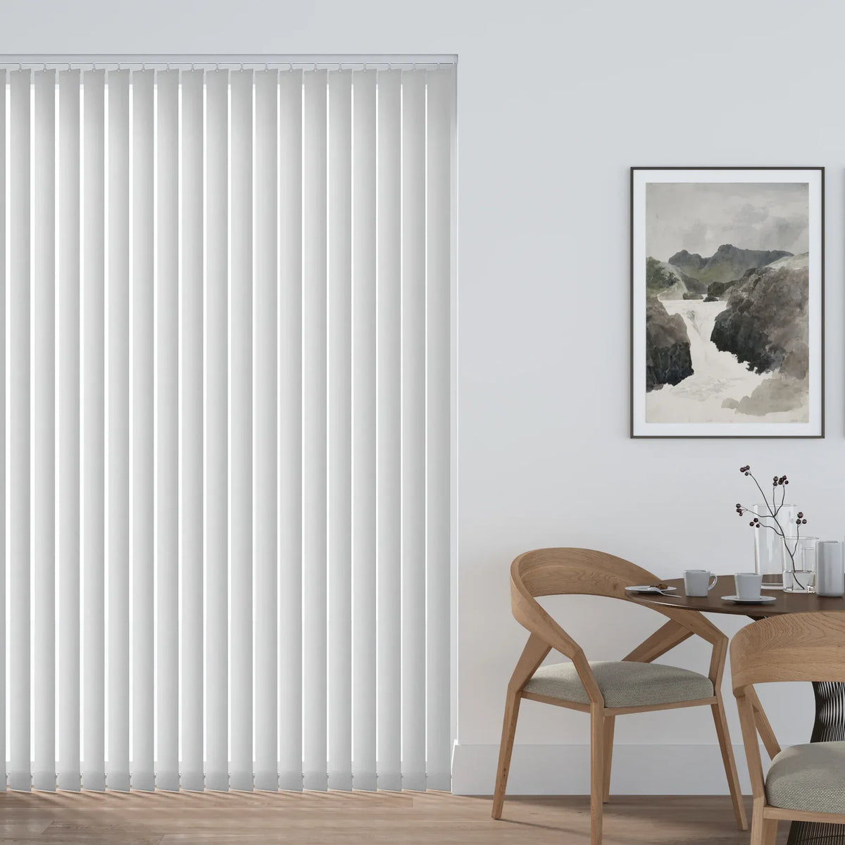 Banlight Duo Fr Bright White Vertical Blind