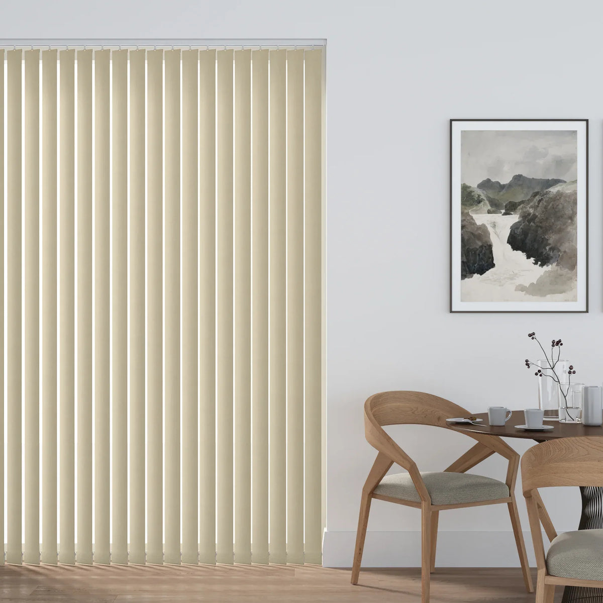 Banlight Duo Fr Linen Vertical Blind