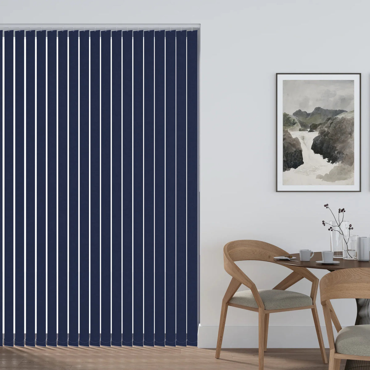 Banlight Duo Fr Navy Vertical Blind