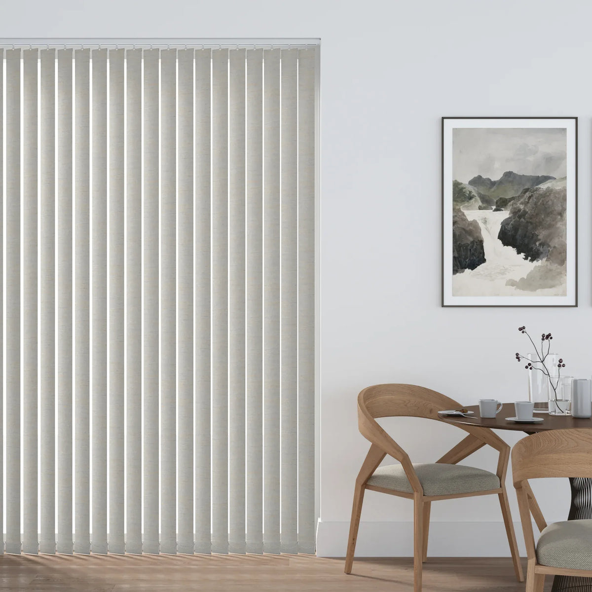 Linenweave Flax Vertical Blind