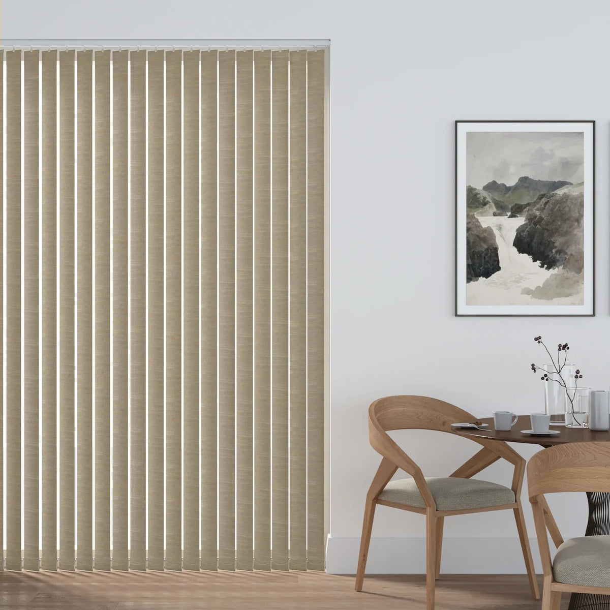 Linenweave Sand Vertical Replacement Blind Slat